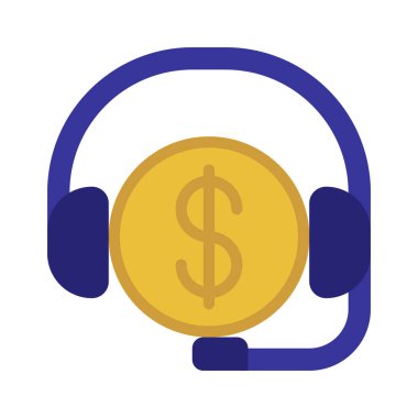 Financial Support icon, vector illustration  