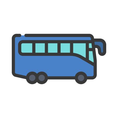 Koç düz simge, vektör illüstrasyonu 