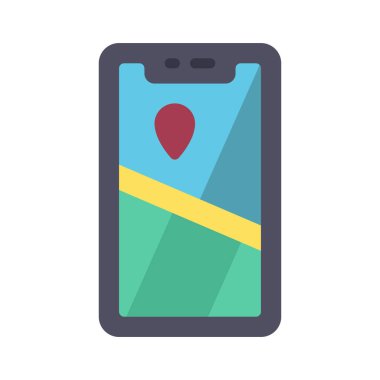 pin, konum kavramı, vektör illüstrasyonu