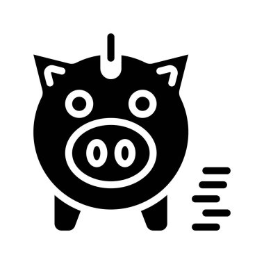 Tasarruf web simgesi vektör çizimi