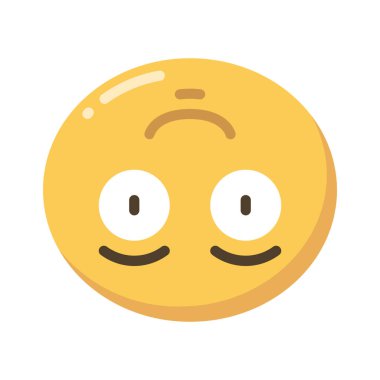 Simge vektör çizim tasarım gülümse