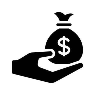 Kredi ikonu vektör illüstrasyon tasarımını ver