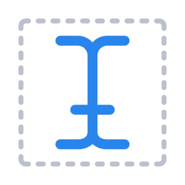 Metin düz simgesi, vektör çizim Ekle