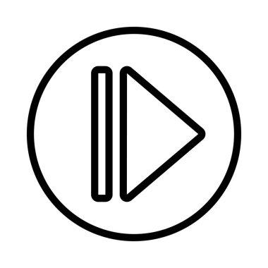  Çizgi simgesi çizimi ile doğru yönde ok 