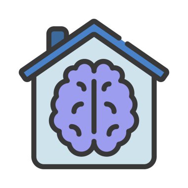 Smart Home icon, vector illustration 