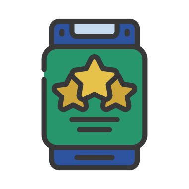 Mobil Uygulama Simgesi, vektör illüstrasyonuName 