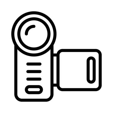 kamera simgesi vektör illüstrasyon tasarımı