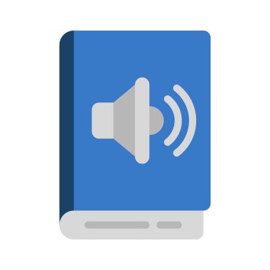 ses kitabı simgesi, vektör illüstrasyonu