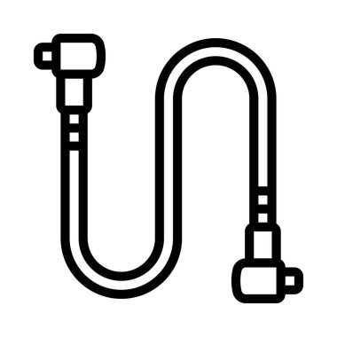 Hoparlör Kablo simgesi vektör illüstrasyon tasarımı