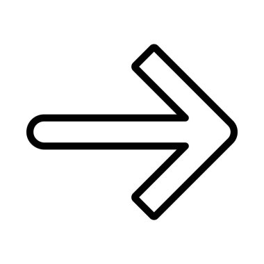 Keskin ve Yuvarlak Ok simgesi