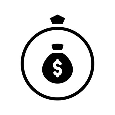 Düğün Kredisi simgesi, vektör illüstrasyonu basit tasarım