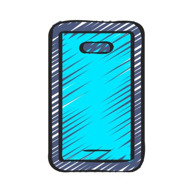 Smartphone web simgesi, vektör çizim 