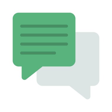 ileti simgesi, vektör illüstrasyonu 