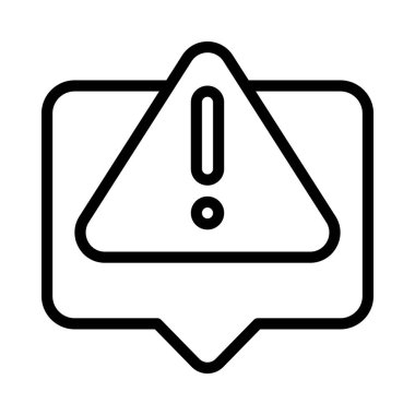 Hata İleti simgesi, vektör illüstrasyonu 