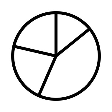 Turta çizelgesi beyaz arkaplanda izole edilmiş. Mali ve iş konsepti.