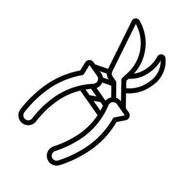 Kırpma Makası ikon vektör illüstrasyon tasarımı