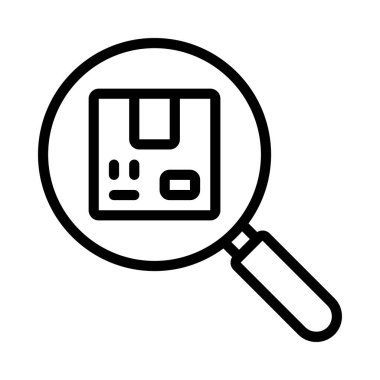 Arama Paketi simgesi, vektör illüstrasyonu  