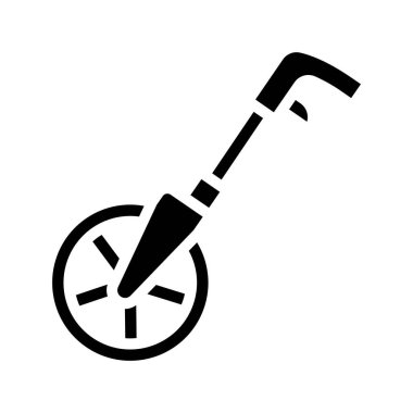 Tekerlek Ağı ikon vektör illüstrasyonu ölçülüyor