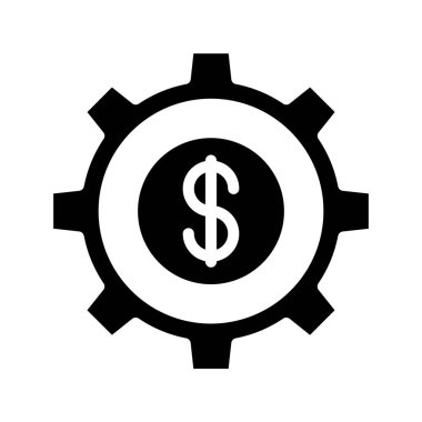 Para Yönetimi web simgesi vektör illüstrasyonu