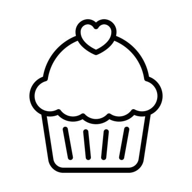 Kek vektör ikonu çizimi 