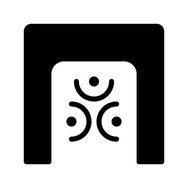 Çalışma Hücresi simgesi vektör çizimi tasarımı