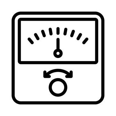 Metre Makine vektör illüstrasyon tasarımı