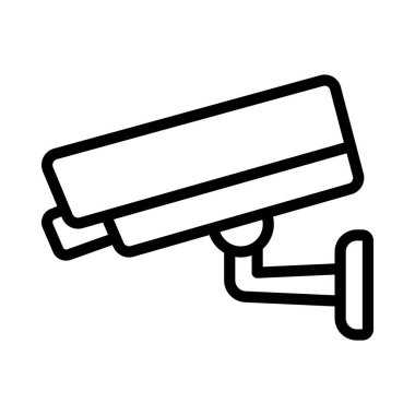 CCTV güvenlik kamerası vektör resimleme simgesi  