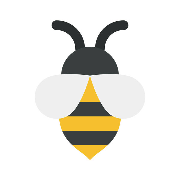 икона пчелы. карикатура на пчелиного вектора 