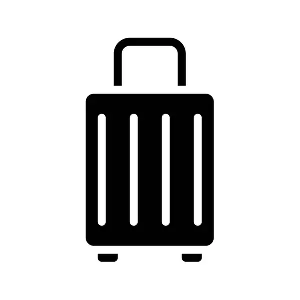 stock vector Suitcase web icon, vector illustration        