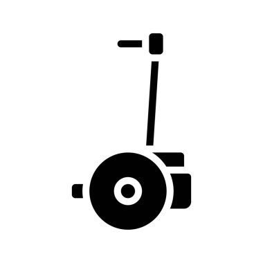 Segway simge vektörü. izole edilmiş sembol çizimi