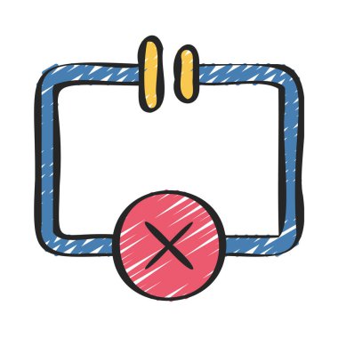 Elektrik Devresi Web simgesi vektör illüstrasyonuName