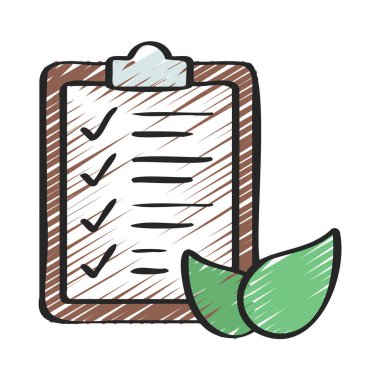 Sürdürülebilir Planlama ikonu vektör illüstrasyon tasarımı