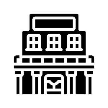 Salon simgesi vektör illüstrasyon tasarımı