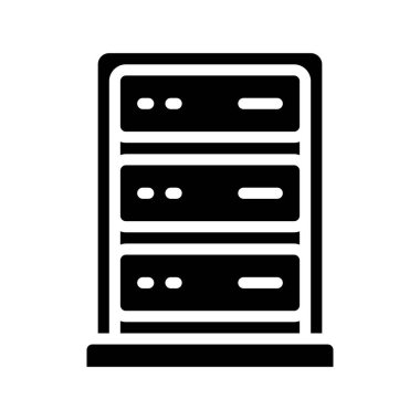 Veri Yığını simgesi, vektör illüstrasyonu  