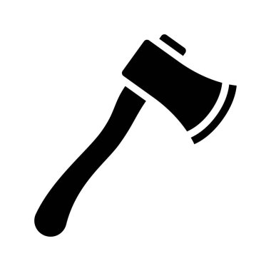 Axe araç simgesi, vektör illüstrasyonu