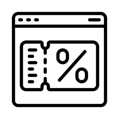 Kupon simgesi, basit biçim