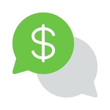 İletiler web simgesi vektör illüstrasyonu