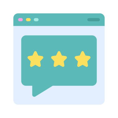 Web Sitesi İnceleme simgesi, vektör illüstrasyonu 