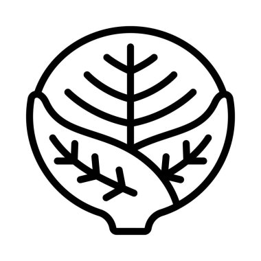 β sel Sprout web simgesi vektör illüstrasyonu