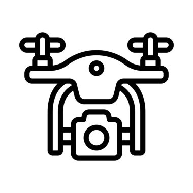 Drone web simge vektör çizim