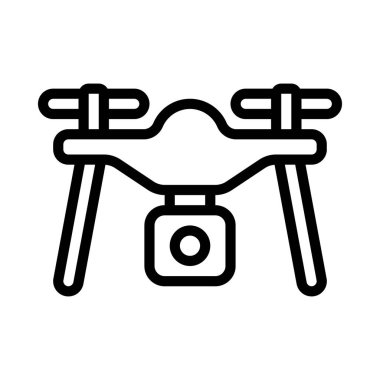Drone web simge vektör çizim
