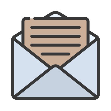 Harf web simgesi vektör çizimini aç