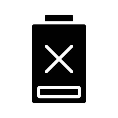 Battery icon, vector illustration simple design