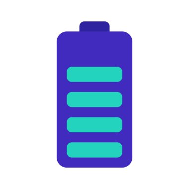 Battery icon, vector illustration simple design