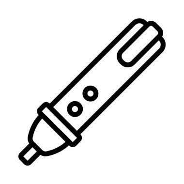 Elektrik Test Simgesi Vektör İllüstrasyon Tasarımı