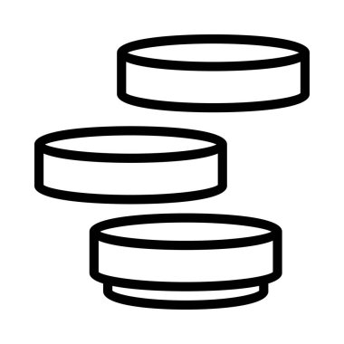 veritabanı web simgesi vektör çizimi