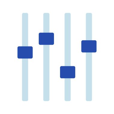 Müzik karıştırıcı ikonu. basit biçim 