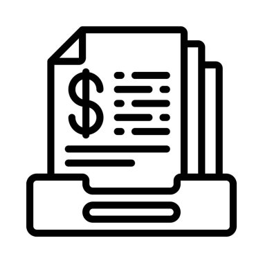 Mali Belge simgesi, vektör illüstrasyonu 