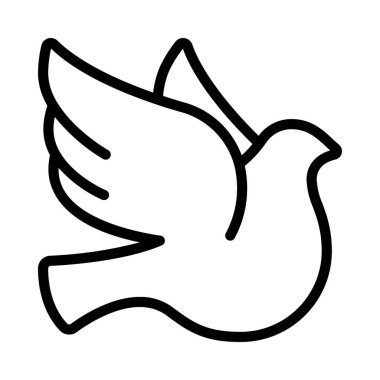 Güvercin Kuş vektör çizimi tasarımı