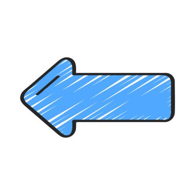 Shipment Arrow web simgesi vektör çizimi